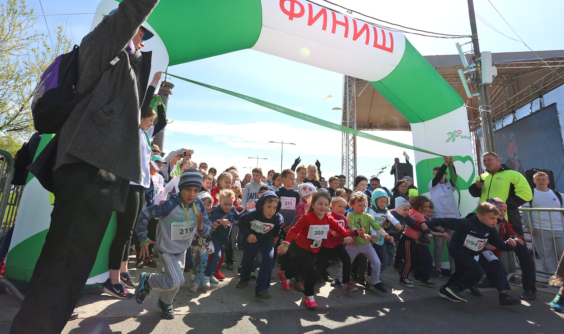 Зеленый марафон для малышей - дистанции 420 метров и 42 метра